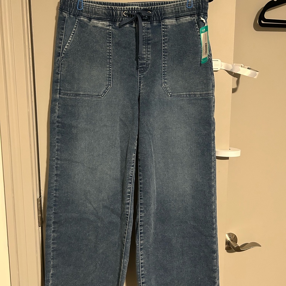 Market & Spruce Straight Leg Blue Jeans